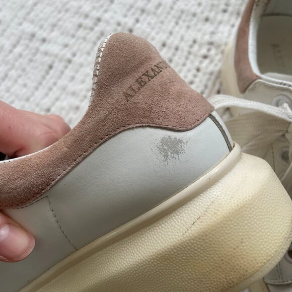 Alexander McQueen White Chunky Sneakers - Size 5 - Picture 2 of 8